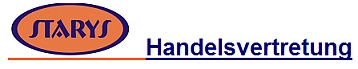 Logo STARYS HANDELSVERTRETUNG Logo STARYS HANDELSVERTRETUNG